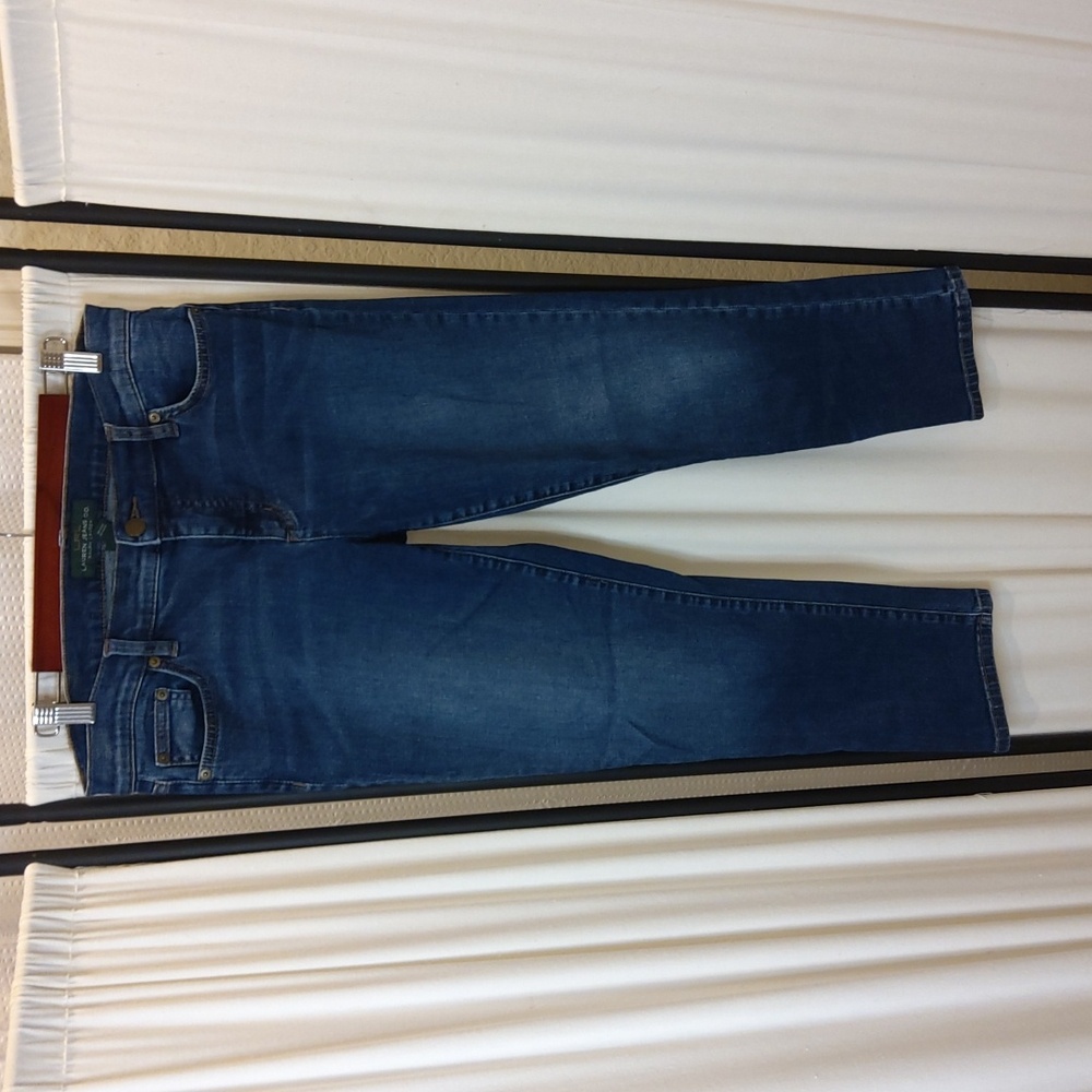 Lauren Ralph Lauren Jeans, Modern Straight Cropped, Blue, Women's Size 6